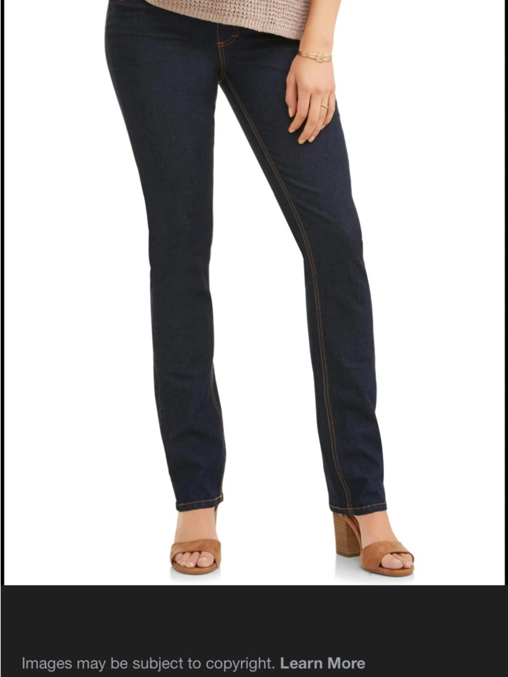 Oh Mamma! Maternity Dark Blue Straight Leg Jeans